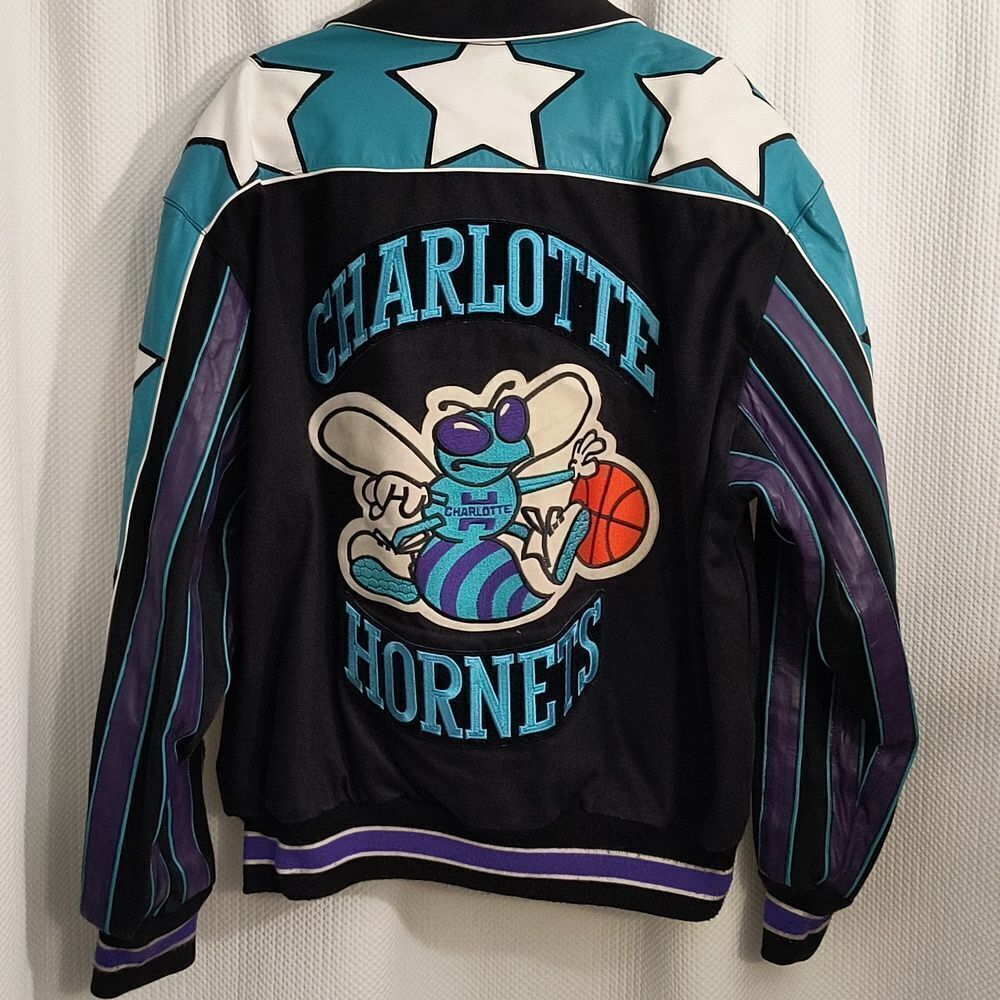 Charlotte Hornets Jacket VINTAGE Men's